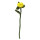 Filz Rose 45cm gelb