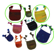 Zugbeutel Dhaka-Webstoff &Oslash; 13cm