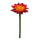 Filzblume Dahlie 53cm  rot-orange
