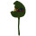 Filz Blatt 25cm mit Raupe