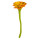 Filz Wiesenblume 35cm orange-gelb
