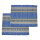 Platzdecken 2er-Set blau