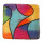 Filz Sitzmatte quadratisch Buntglas