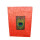 Notizbuch Pfauenfeder rot