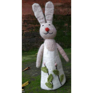 Filz Hase stehend gro&szlig;