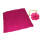 Filz Picknickmatte quadratisch pink