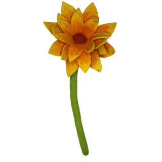 Filz Mittagsblume 40cm gelb