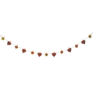Filz Girlande 170cm Herbstlaub