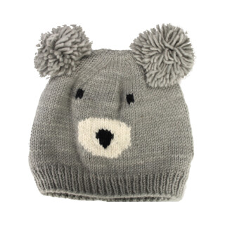 Handgestrickt: Kinderm&uuml;tze B&auml;r