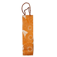 Pr&auml;sentt&uuml;te Margerite f&uuml;r Flasche orange