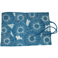 Restposten: Picknickmatte Margeriten blau
