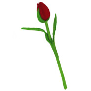 Filz Tulpe 40cm rot
