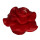 Kerze Rose rot