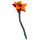 Filz Bl&uuml;mchen 20cm rot