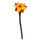 Filz Bl&uuml;mchen 20cm gelb