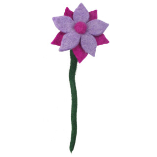 Filz Bl&uuml;mchen 20cm pink