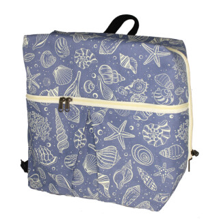 Restposten: Rucksack Muscheln blau