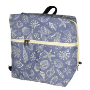 Restposten: Rucksack Muscheln blau