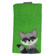 Filz Smartphone-H&uuml;lle Waschb&auml;r