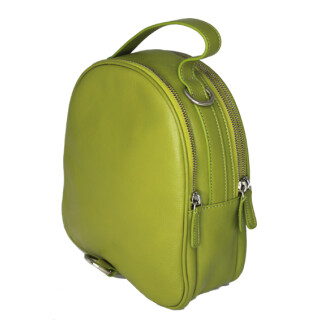 Leder 3-in1-Kombitasche gr&uuml;n
