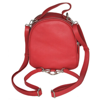 Leder 3-in1-Kombitasche rot