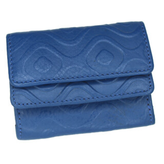 Leder Party-Portemonnaie blau
