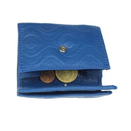 Leder Party-Portemonnaie blau