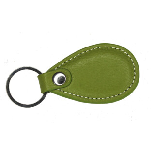 Leder Schl&uuml;sselanh&auml;nger gr&uuml;n