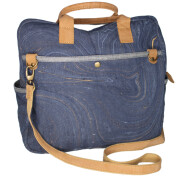 Restposten: Reisetasche "Marmorlook" Jeansstoff...