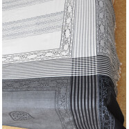 Restposten: Tagesdecke Cotton bedruckt schwarz