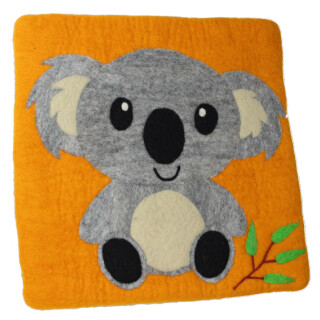 Filz Sitzmatte quadratisch Koala