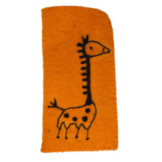 Filz Brillenetui Giraffe