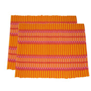 Platzdecken 2er-Set orange