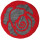 Restposten: Filz Sitzmatte rund Rose rot