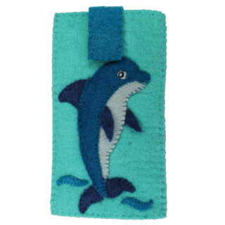 Filz Smartphone-H&uuml;lle Delfin