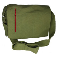 Schultertasche gro&szlig; oliv