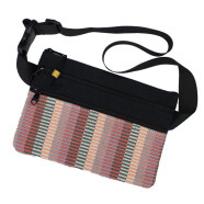 St&auml;bchen-Muster - Bauchtasche ros&eacute;