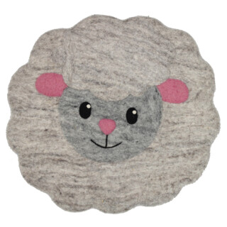 Filz Sitzmatte in Tierform Schaf