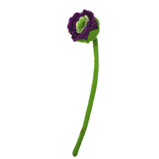 Filz Pfingstrose 40cm lila
