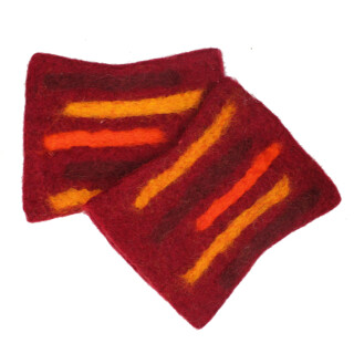 Filz Pulsw&auml;rmer rot