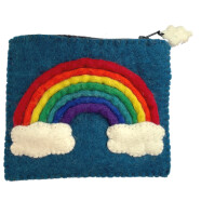 Filz B&ouml;rse Regenbogen