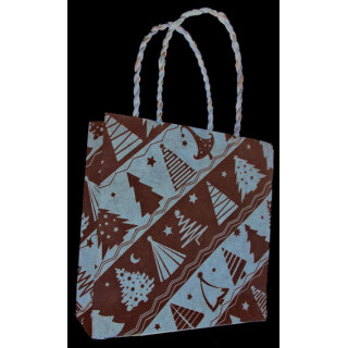 Pr&auml;sentt&uuml;te Weihnachtsb&auml;umchen beige klein