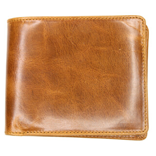 Leder Brieftasche Herren naturbraun