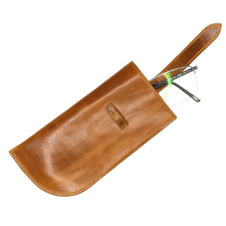 Leder Brillenetui naturbraun