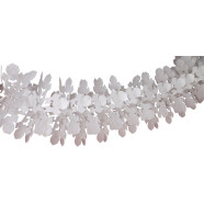 Restposten: Papier Girlande 100cm Schneeflocken