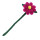 Filzblume Vergissmeinnicht 20cm pink