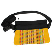 St&auml;bchen-Muster Bauchtasche gelb