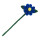 Filzblume Vergissmeinnicht 20cm blau