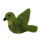 Filz Brosche Vogel gr&uuml;n