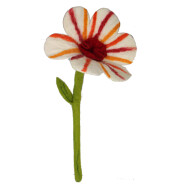 Filz Blume Ehrenpreis 50 cm rot